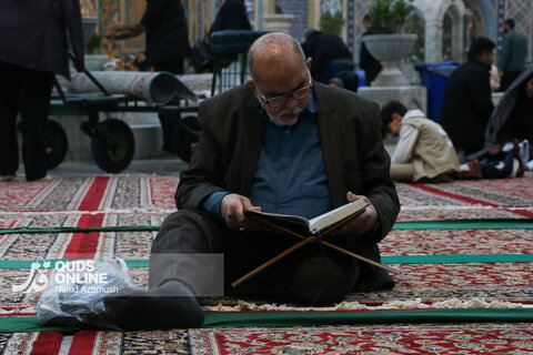 گزارش تصویری | ترتیل خوانی قرآن کریم در حرم مطهر رضوی