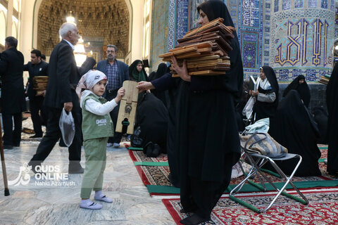 گزارش تصویری | ترتیل خوانی قرآن کریم در حرم مطهر رضوی