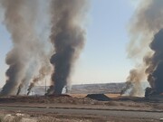 آتش سوزی در پرند