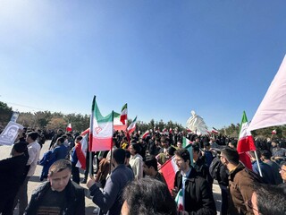 تجمع و درگیری دانشجویان دانشگاه فردوسی مشهد+تصاویر