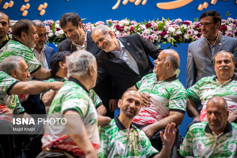 آیین تجلیل از مدال‌آوران پارالمپیک با حضور رئیس جمهور