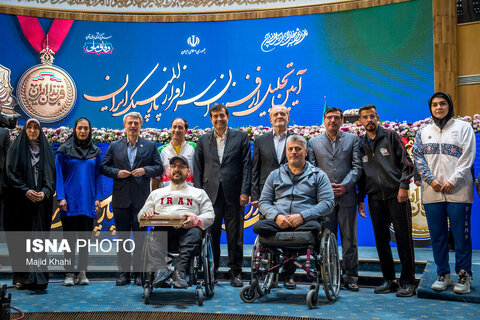 آیین تجلیل از مدال‌آوران پارالمپیک با حضور رئیس جمهور