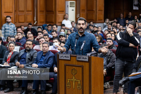 عکس | تصاویر منتشر شده از اولین جلسه رسیدگی به پرونده کوروش کمپانی