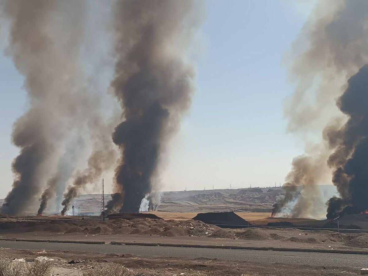 فیلم | آتش‌سوزی در نیزارهای رودشور پرند