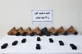 کشف محموله سلاح و مهمات جنگی توسط مرزبانان هنگ مرزی تایباد