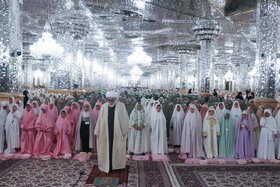 ضیافت افطار فرشته‌های روزه اولی - حرم مطهر رضوی