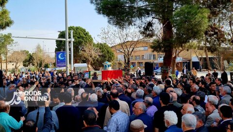 عکس | تصاویری از تشییع پیکر مادر شهید متوسلیان