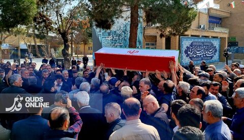 عکس | تصاویری از تشییع پیکر مادر شهید متوسلیان