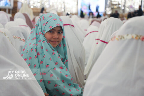 گزارش تصویری | افطار فرشته‌های روزه اولی در حرم رضوی