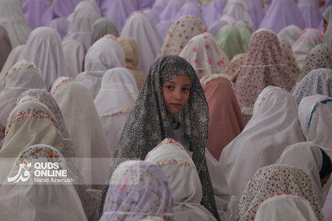 گزارش تصویری | افطار فرشته‌های روزه اولی در حرم رضوی