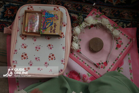 گزارش تصویری | افطار فرشته‌های روزه اولی در حرم رضوی