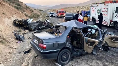 واژگونی ۲ خودرو در جاده‌های استان سمنان ۷ مصدوم برجا گذاشت