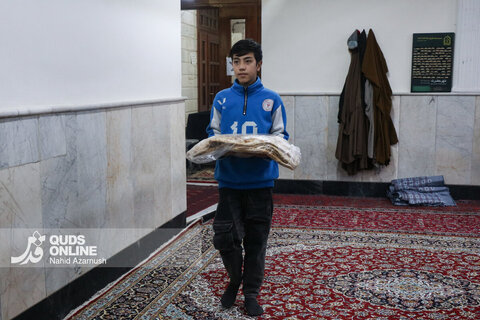 گزارش تصویری |  افطاری ساده با طعم مهربانی درمشهد