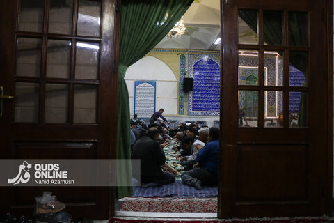 گزارش تصویری |  افطاری ساده با طعم مهربانی درمشهد