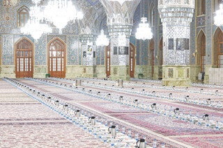 گزارشی از عملکرد سالانه اداره نذورات آستان قدس رضوی در مهمانسرای حضرتی/ سفره‌ای به وسعت زیارت