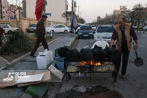 گزارش تصویری | «افطاری ساده» در هیئت عمار یاسرِ محله مصلی