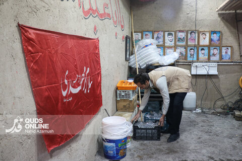 گزارش تصویری | «افطاری ساده» در هیئت عمار یاسرِ محله مصلی