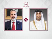 رایزنی وزرای خارجه قطر و ترکیه درباره تحولات منطقه