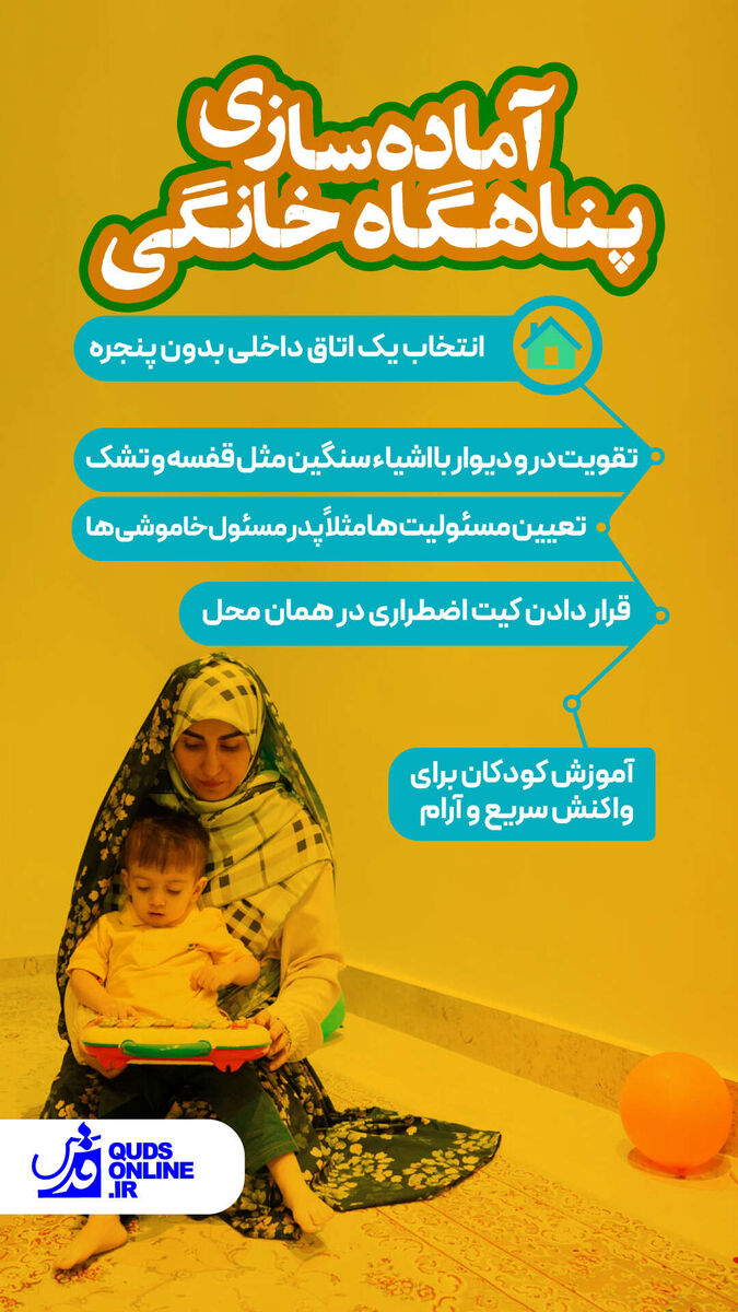 اینفوگرافیک | آماده سازی پناهگاه خانگی