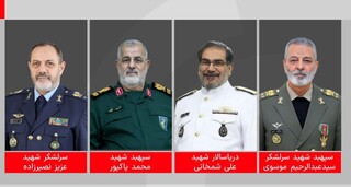شهادت فرماندهان نیروهای مسلح در جلسه شورای دفاع