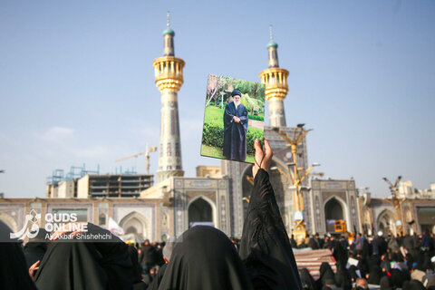 گزارش تصویری | بزرگداشت شهادت ولی امر مسلمین حضرت آیت الله خامنه‌ای ره در حرم مطهر امام رضا علیه‌السلام