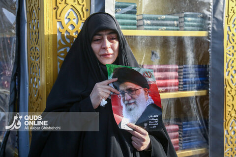 گزارش تصویری | بزرگداشت شهادت ولی امر مسلمین حضرت آیت الله خامنه‌ای ره در حرم مطهر امام رضا علیه‌السلام