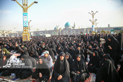 گزارش تصویری | بزرگداشت شهادت ولی امر مسلمین حضرت آیت الله خامنه‌ای ره در حرم مطهر امام رضا علیه‌السلام