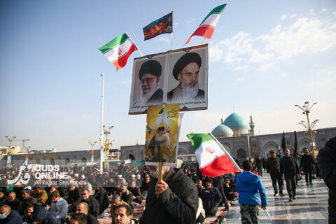 گزارش تصویری | بزرگداشت شهادت ولی امر مسلمین حضرت آیت الله خامنه‌ای ره در حرم مطهر امام رضا علیه‌السلام