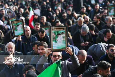 گزارش تصویری | بزرگداشت شهادت ولی امر مسلمین حضرت آیت الله خامنه‌ای ره در حرم مطهر امام رضا علیه‌السلام