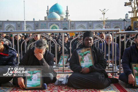 گزارش تصویری | بزرگداشت شهادت ولی امر مسلمین حضرت آیت الله خامنه‌ای ره در حرم مطهر امام رضا علیه‌السلام