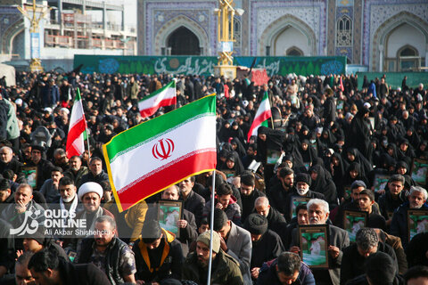 گزارش تصویری | بزرگداشت شهادت ولی امر مسلمین حضرت آیت الله خامنه‌ای ره در حرم مطهر امام رضا علیه‌السلام