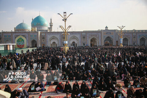 گزارش تصویری | بزرگداشت شهادت ولی امر مسلمین حضرت آیت الله خامنه‌ای ره در حرم مطهر امام رضا علیه‌السلام