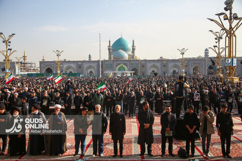 گزارش تصویری | بزرگداشت شهادت ولی امر مسلمین حضرت آیت الله خامنه‌ای ره در حرم مطهر امام رضا علیه‌السلام