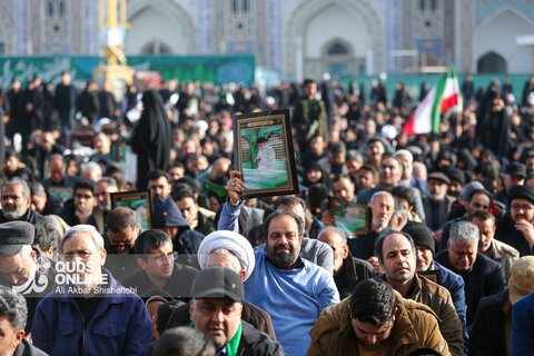 گزارش تصویری | بزرگداشت شهادت ولی امر مسلمین حضرت آیت الله خامنه‌ای ره در حرم مطهر امام رضا علیه‌السلام