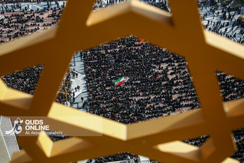 گزارش تصویری | بزرگداشت شهادت ولی امر مسلمین حضرت آیت الله خامنه‌ای ره در حرم مطهر امام رضا علیه‌السلام