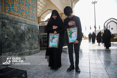 گزارش تصویری | بزرگداشت شهادت ولی امر مسلمین حضرت آیت الله خامنه‌ای ره در حرم مطهر امام رضا علیه‌السلام