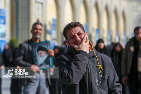 گزارش تصویری | بزرگداشت شهادت ولی امر مسلمین حضرت آیت الله خامنه‌ای ره در حرم مطهر امام رضا علیه‌السلام