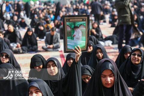 گزارش تصویری | بزرگداشت شهادت ولی امر مسلمین حضرت آیت الله خامنه‌ای ره در حرم مطهر امام رضا علیه‌السلام