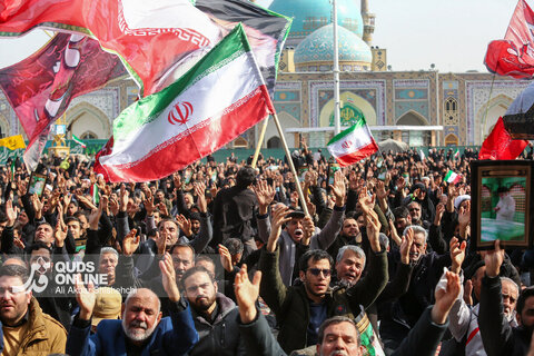 گزارش تصویری | بزرگداشت شهادت ولی امر مسلمین حضرت آیت الله خامنه‌ای ره در حرم مطهر امام رضا علیه‌السلام