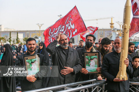 گزارش تصویری | بزرگداشت شهادت ولی امر مسلمین حضرت آیت الله خامنه‌ای ره در حرم مطهر امام رضا علیه‌السلام