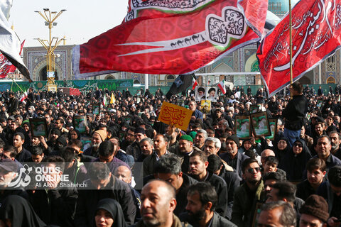 گزارش تصویری | بزرگداشت شهادت ولی امر مسلمین حضرت آیت الله خامنه‌ای ره در حرم مطهر امام رضا علیه‌السلام