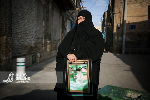 گزارش تصویری | تجمع سوگواران رهبر شهید انقلاب در حرم مطهر رضوی