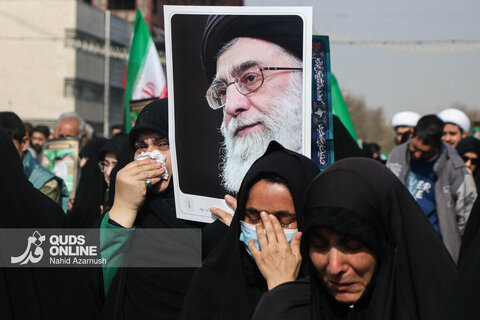 گزارش تصویری | تجمع سوگواران رهبر شهید انقلاب در میدان شهدا  _ مشهد