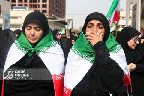 گزارش تصویری | تجمع سوگواران رهبر شهید انقلاب در میدان شهدا  _ مشهد