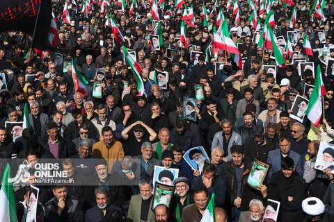 گزارش تصویری | تجمع سوگواران رهبر شهید انقلاب در میدان شهدا  _ مشهد