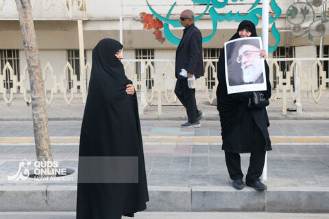 گزارش تصویری | تجمع سوگواران رهبر شهید انقلاب در میدان شهدا  _ مشهد