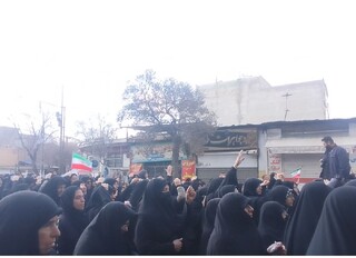 «مرگ بر پهلوی» بختیاری‌ها در عزای رهبر شهید