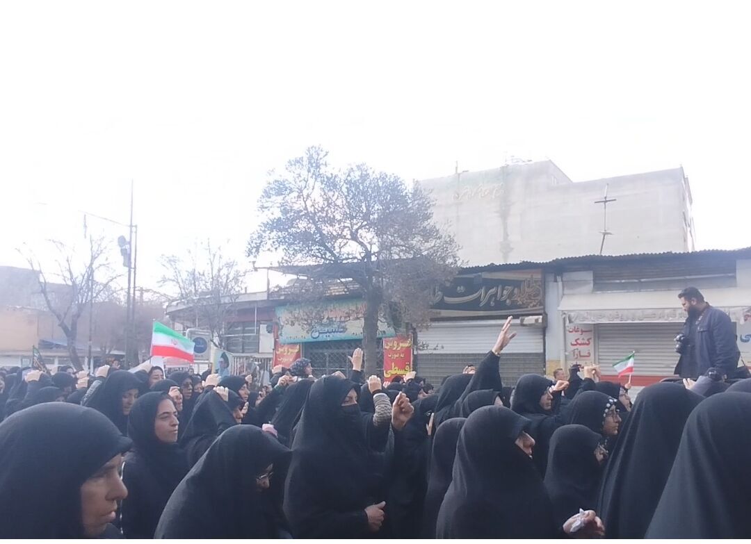 «مرگ بر پهلوی» بختیاری‌ها در عزای رهبر شهید