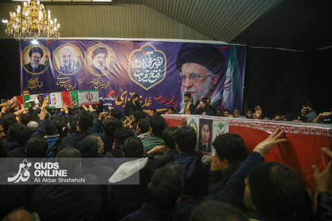 تشییع پیکر 8 شهید حملات جنایتکارانه رژیم صهیونیستی و آمریکای متجاوز