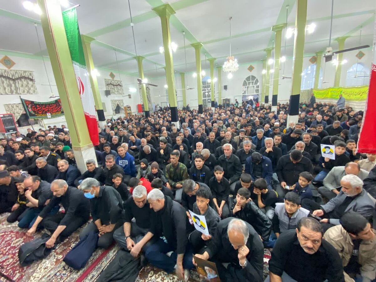 تجمع مردمی در شهرستان بشرویه